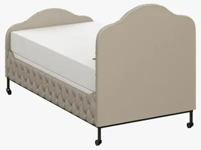 Restoration Hardware Francesca Upholstered Bed 3D model