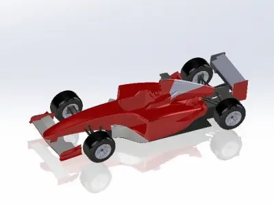 F1 Racing Car 3D model by huzaifaadil07