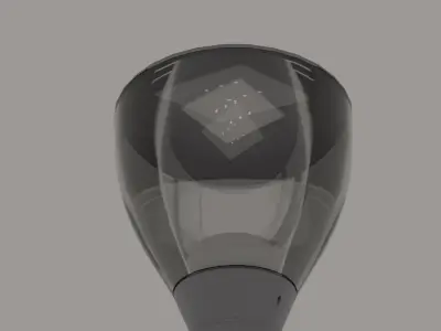 Modern Street LED Lamp Free 3D model