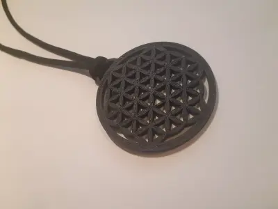 Flower of Life Pendant Free 3D print model