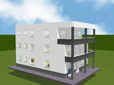 House 22 3D print model