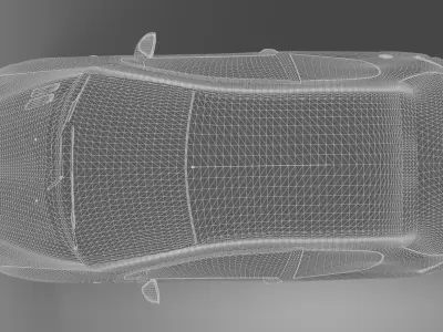 Peugeot 206 Low-poly 3D model