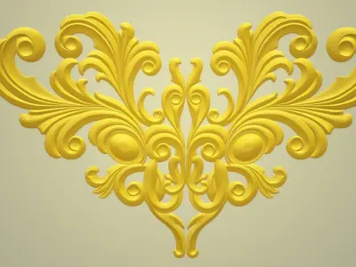 DECOR ornate heart shaped design 3D model