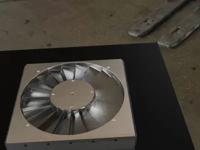Fan Material Free 3D model