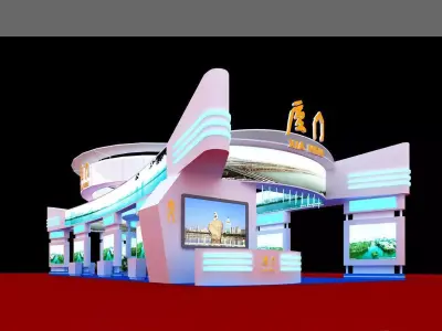 Exhibition - Area - 24X10-3DMAX2009-014 3D model