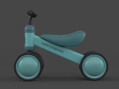 Baby Balance Bike 3D model