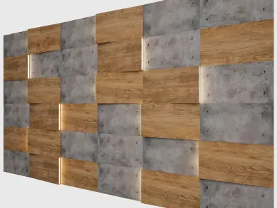 Wall Panel 27 3D model