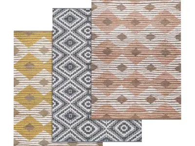 Rug Set 1705 3D model