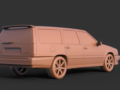 Volvo 850 R 3D print model