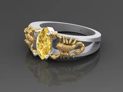 Ring Scorpions  3D print model