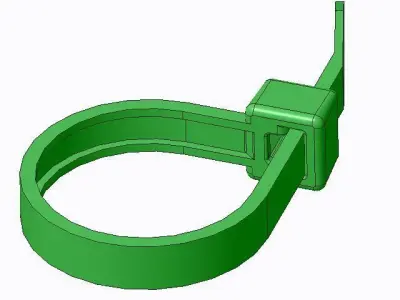 111-05450 Hellermann Cable Ties for temperatures T50L 3D print model