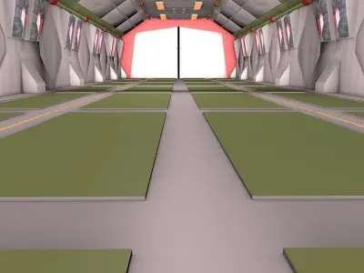 Game Corridor  3D model