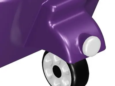 Kids Auto Rickshaw Toy 3D model