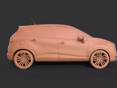 Renault Captur 2013 3D print model
