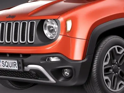 Jeep Renegade 2015 3D model