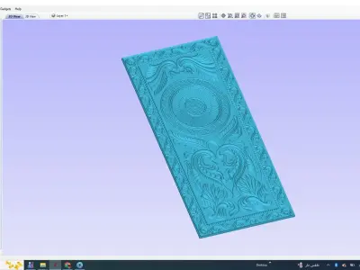 door design  new model carving  3D model