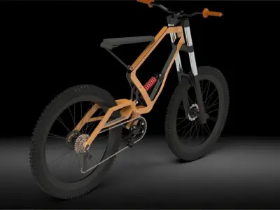 Design downhill bike 3D model