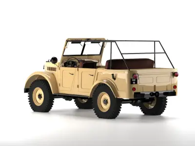 Gaz-69A 3D model