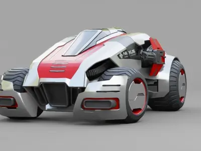 military vehicle 3D model