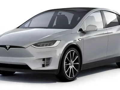 Tesla Model X 2017 3D model