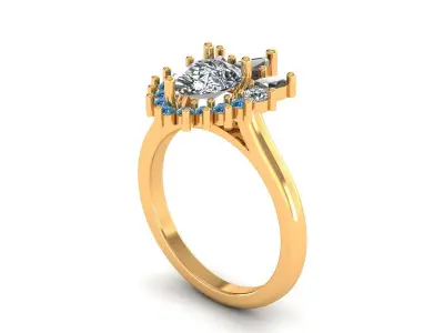 Band Ring 3D print model