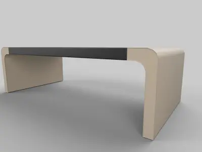 stool chair Low-poly 3D model