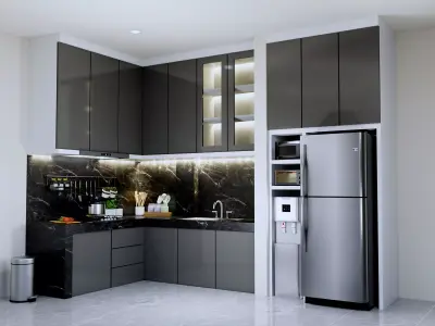 Luxury Modern Minimalis Furniture Design Interior Room  3D model