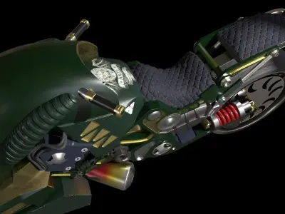 Cyber-moto 3D model