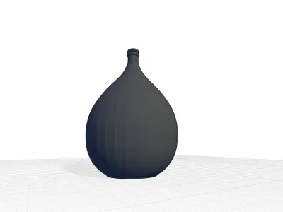 Harissa Handmade Glass Table Vase 3D model