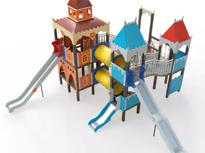 Childrens slide 3D model purchase
