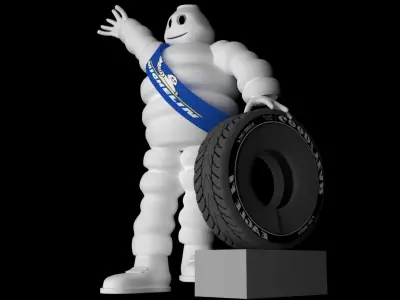 MichelinCharacter michelin tire Free 3D model