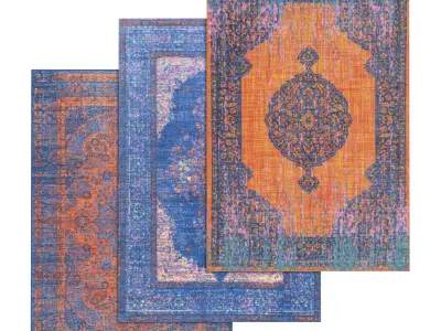 Rug Set 1618 3D model
