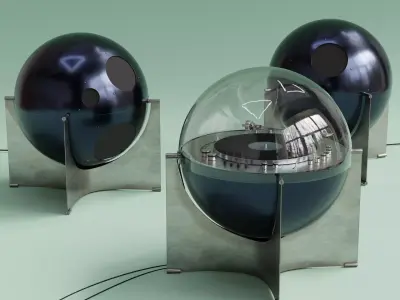 Designer vinyl speaker Helium 30 type 1003 3D model