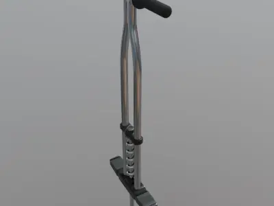 Pogo Stick Low-poly 3D model