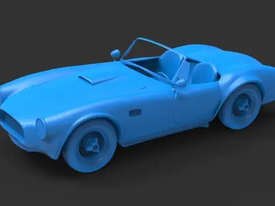 shelby cobra 3D print model