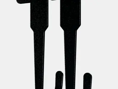 HULTARP Hook Low-poly 3D model