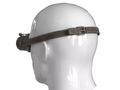 Postapocaliptico Glasses Low-poly 3D model