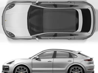 Porsche Cayenne 2022 3D model