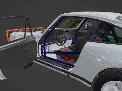 PORSCHE 911 MARTINI SAFARI 1978 SC 3D print model