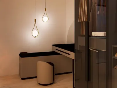 Modern Master Bedroom 3D print model