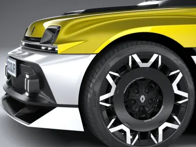 Renault 5 Turbo 3E 2027 3D model