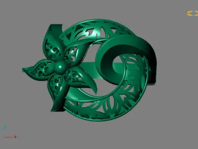 Fancy Womens Rings Plain Rings Ready STL 3DM Models Rings 3D print model 48