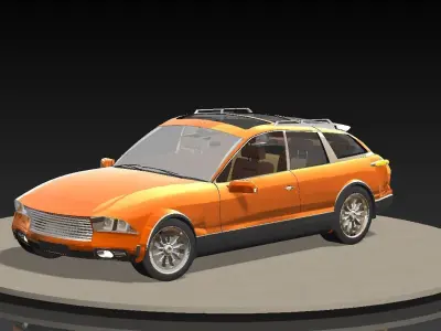 Sporty Crossover 3D model