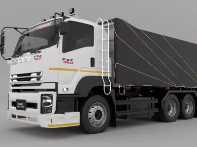 ISUZU DECA-FXZ360 add Canvas 3D model