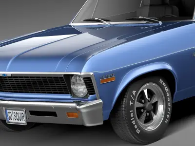 Chevrolet Nova CG 1969 3D model