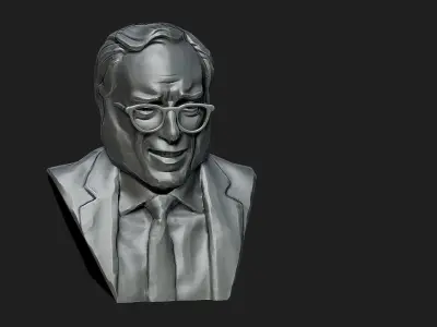 Isaac Asimov 3D print model