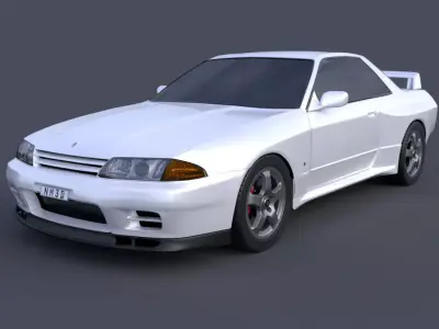 Nissan Skyline GTR R32 3D model