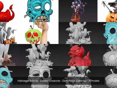 Halloween Inferno - Cursed Creatures - Dark Relics Collection
