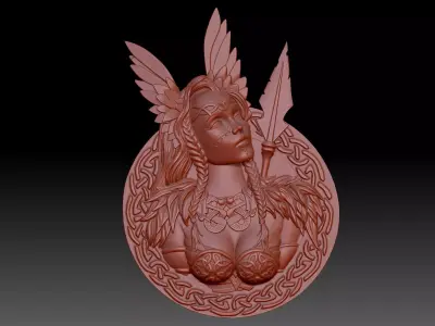 Warrior Woman 3D print model
