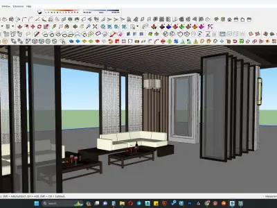 Pavilion 3d model 3D model